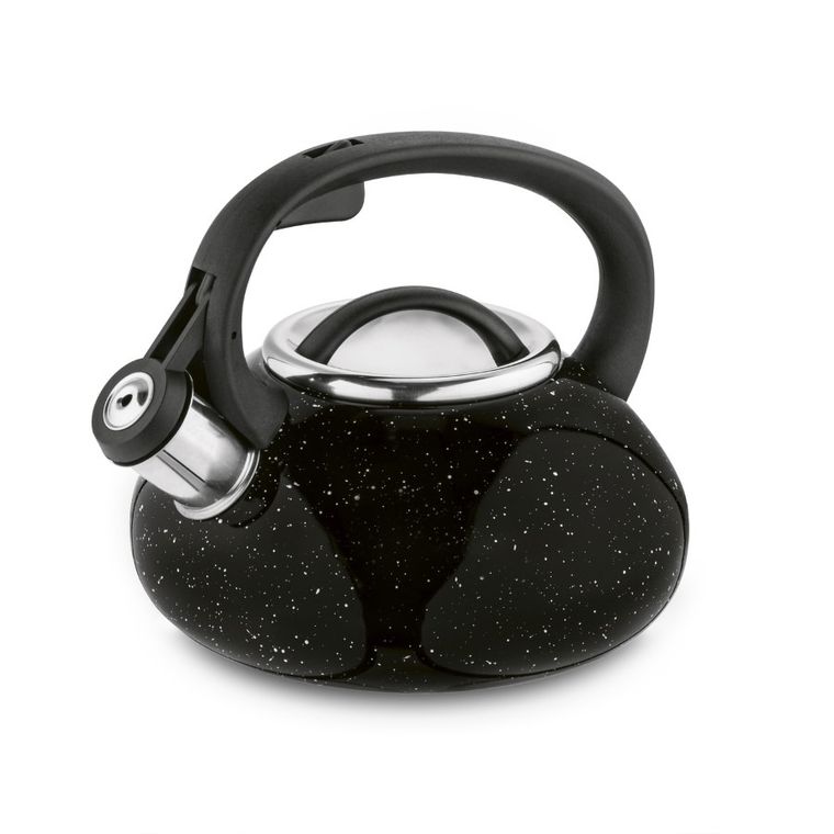 Tadar, Vita, czajnik nierdzewny, czarny, marble, 2 l czarny marble