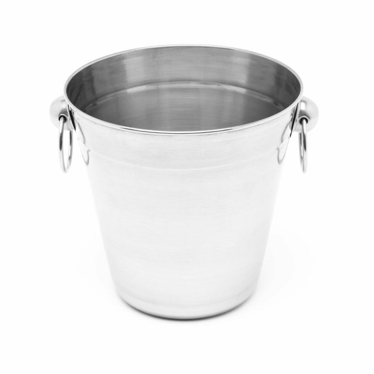 Tadar, wiaderko do lodu z uchwytami, nierdzewne, 1 l