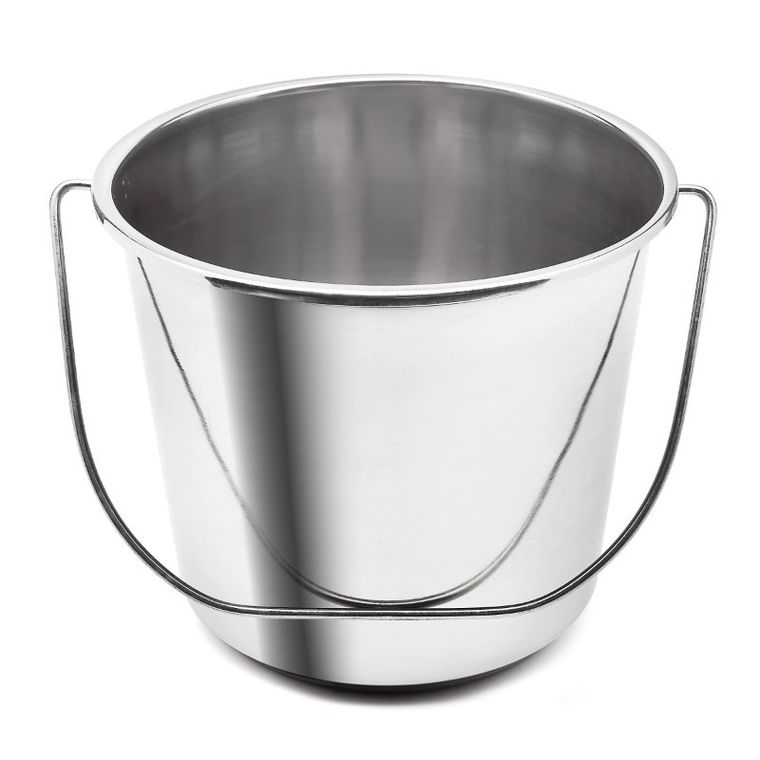 Tadar, wiadro metalowe nierdzewne, 9l