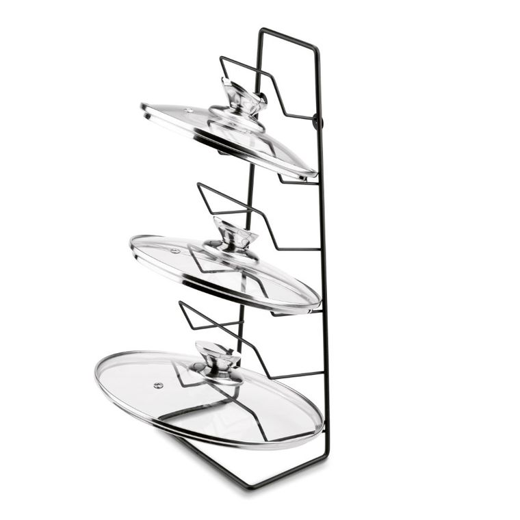 Tadar, wieszak na 6 pokryw, 45-18,5-11,5 cm, czarny