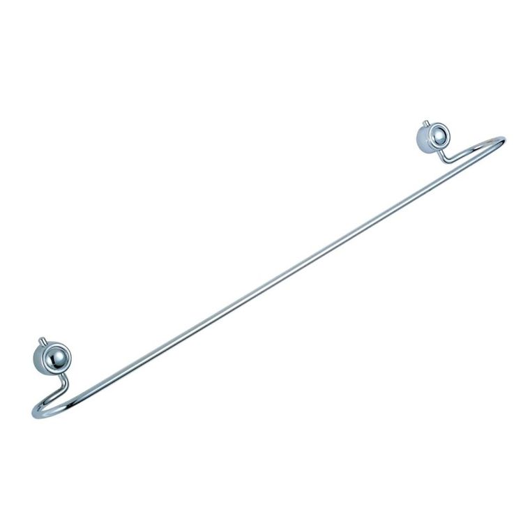 Tadar, wieszak na ręczniki, chromowany, 51 cm