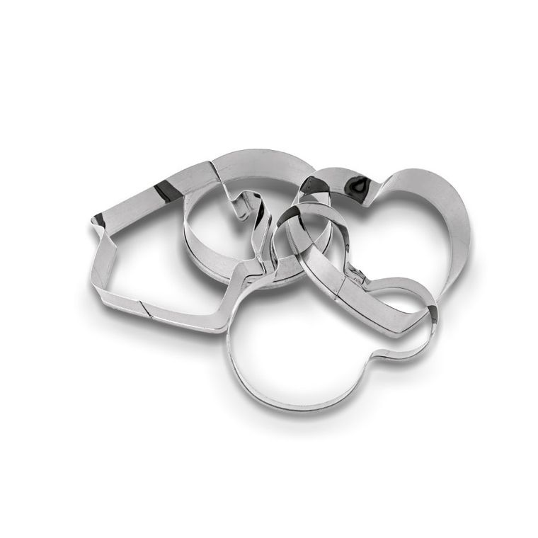 Tadar, wykrawacze do ciastek, 4 szt.