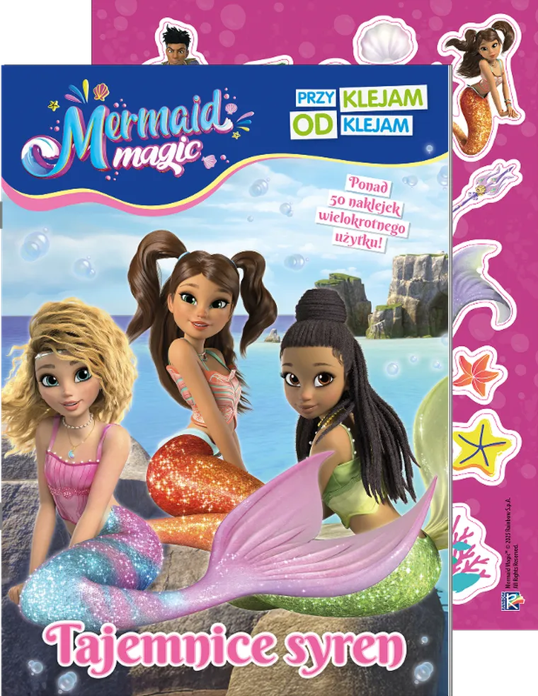Tajemnice syren. Magia Syren. Przyklejam odklejam