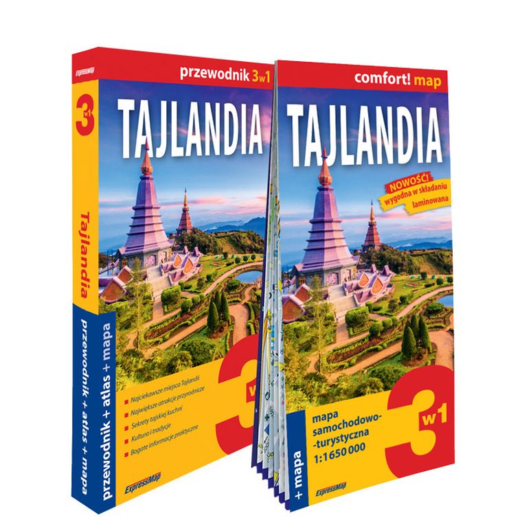 Tajlandia. Zestaw przewodnikowy 3w1 2025