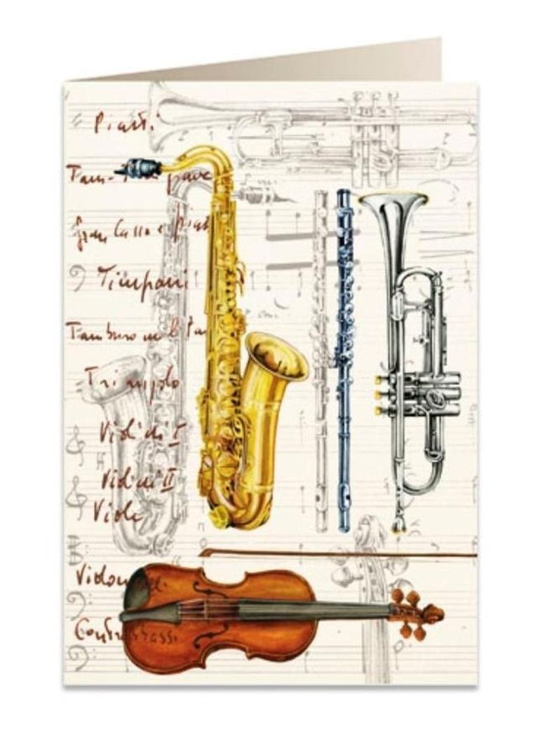 Tassotti, karnet B6 z kopertą, Instrumenty
