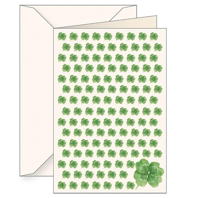 Tassotti, karnet B6 z kopertą, Koniczyny