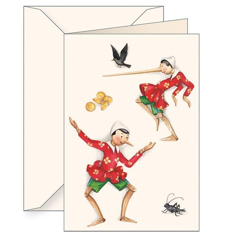 Tassotti, karnet B6 z kopertą, pinokio