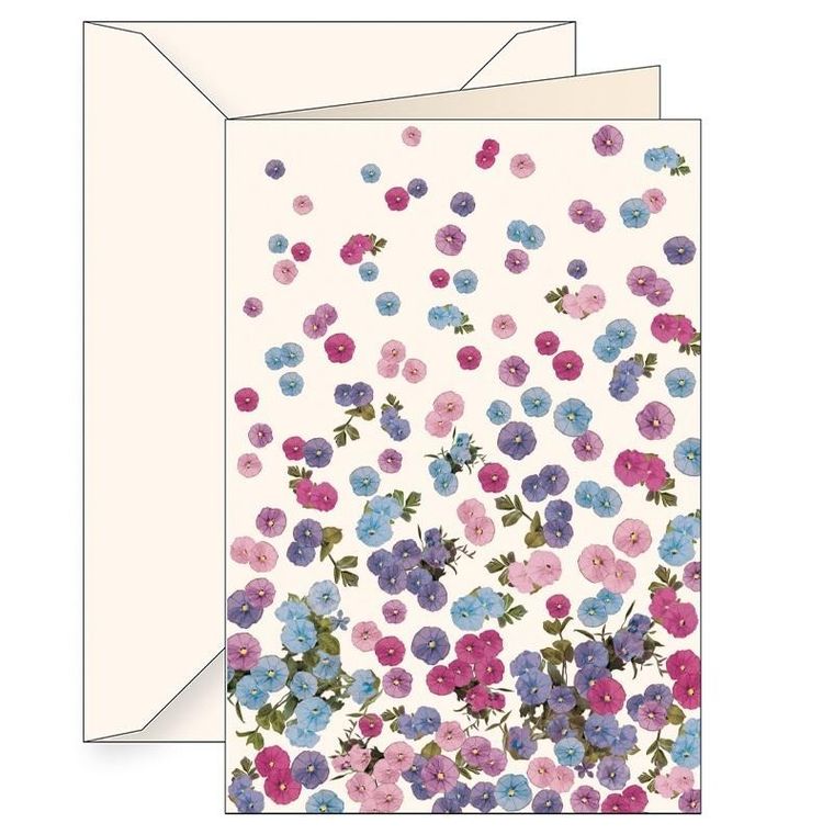 Tassotti, karnet B6 z kopertą, płatki kwiatów