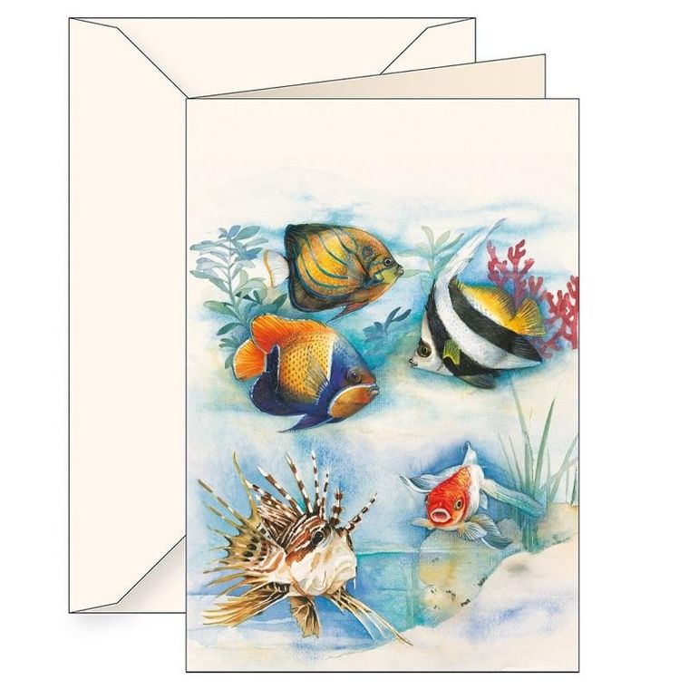 Tassotti, karnet B6 z kopertą, ryby