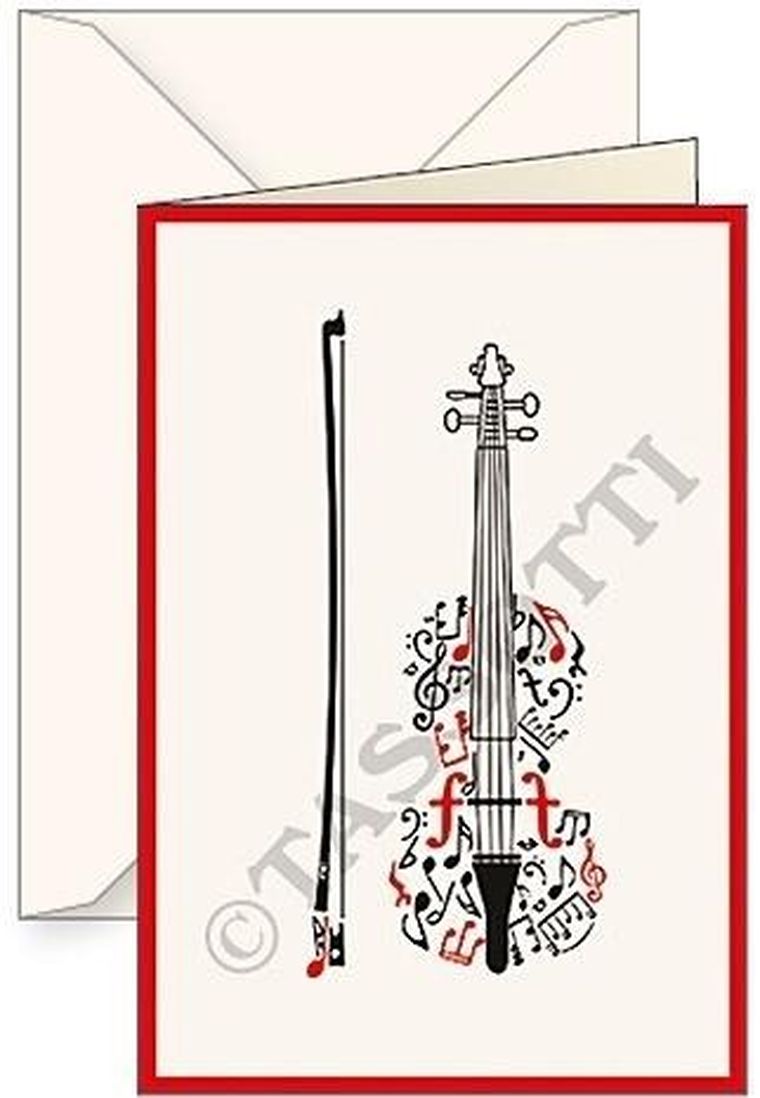 Tassotti, karnet B6 z kopertą, Violino