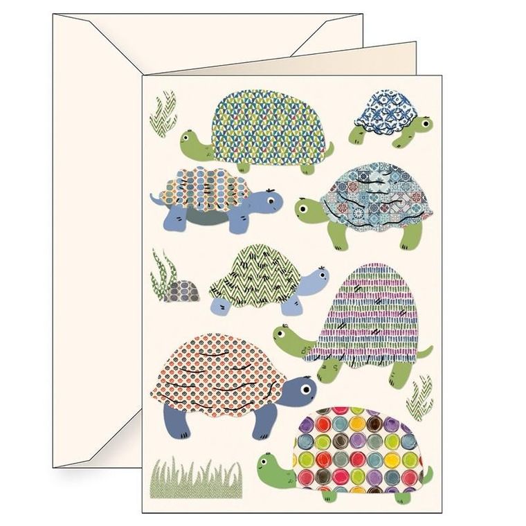 Tassotti, karnet B6 z kopertą, żółwie