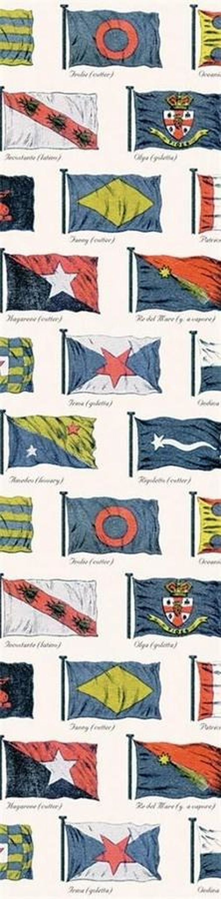 Tassotti, zakładka do książki, Bandiere, 2 szt.