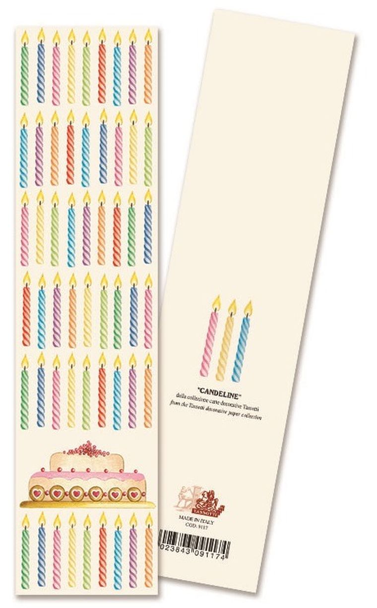 Tassotti, zakładka do książki, Candeline, 2 szt.