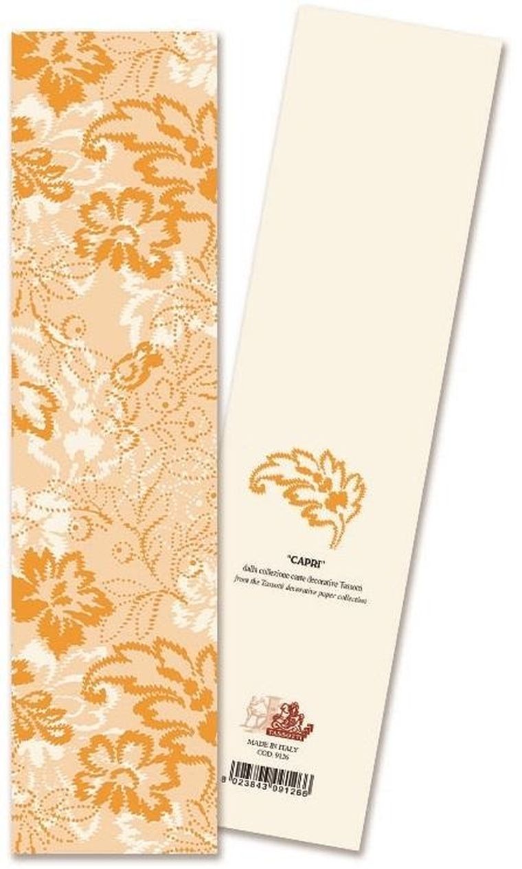 Tassotti, zakładka do książki, Capri, pomarańczowa