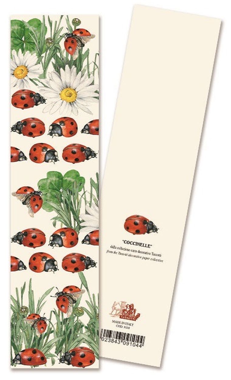 Tassotti, zakładka do książki, Coccinelle, 2 szt.