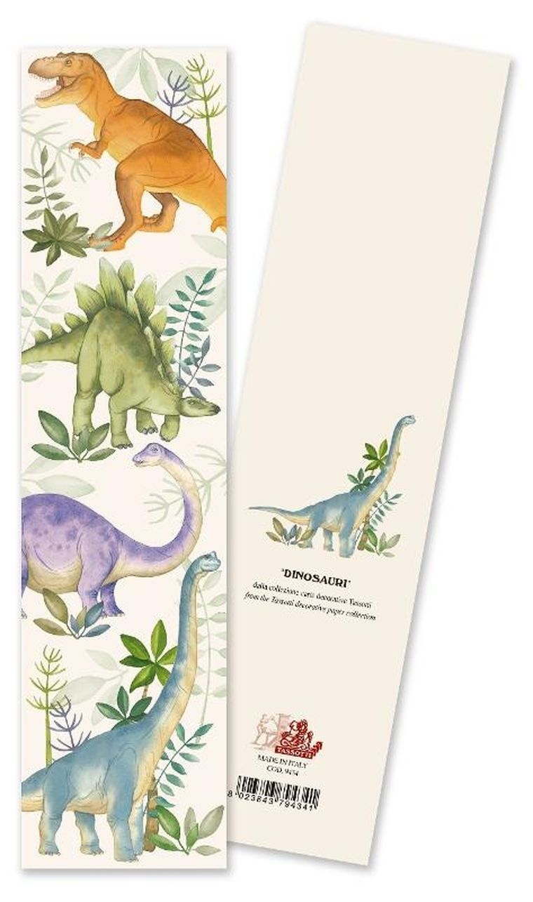 Tassotti, zakładka do książki, Dinozaury