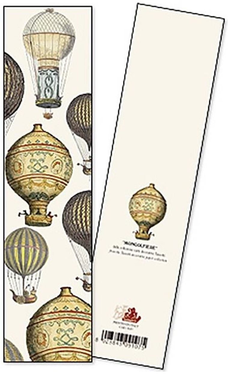 Tassotti, zakładka do książki, Mongolfiere, 2 szt.