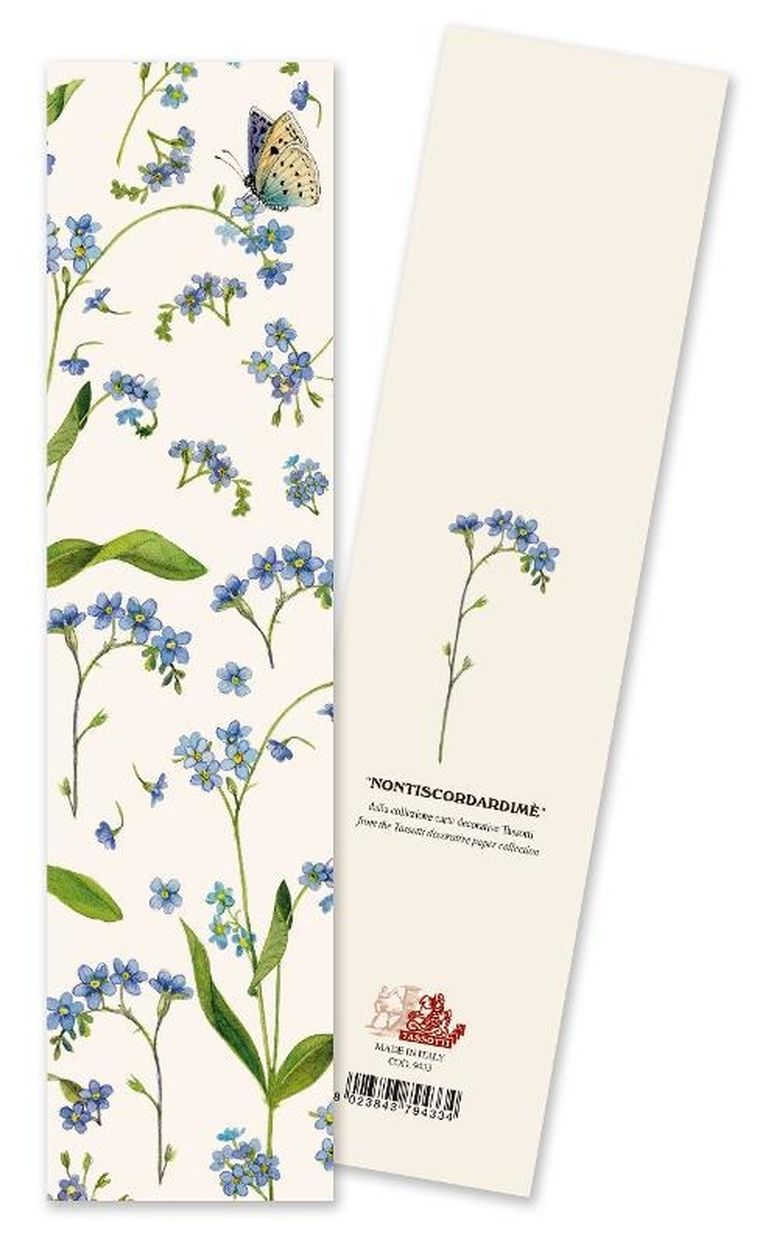 Tassotti, zakładka do książki, Niezapominajka