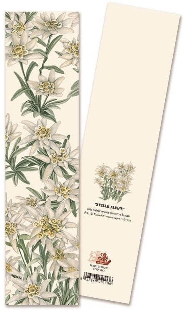 Tassotti, zakładka do książki, Stelle Alpine Szarotka