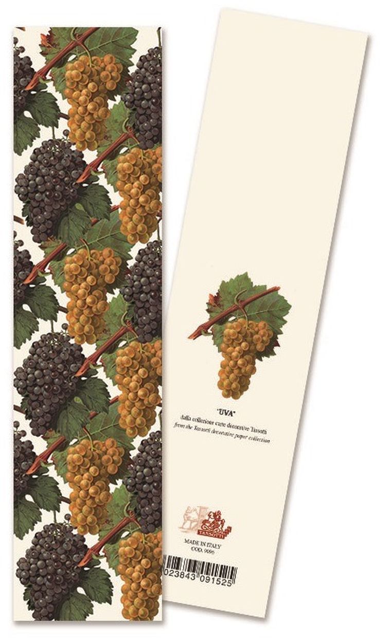 Tassotti, zakładka do książki, Winogrona