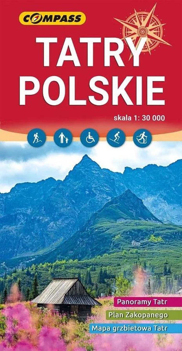 Tatry Polskie 1:30 000. Mapa turystyczna