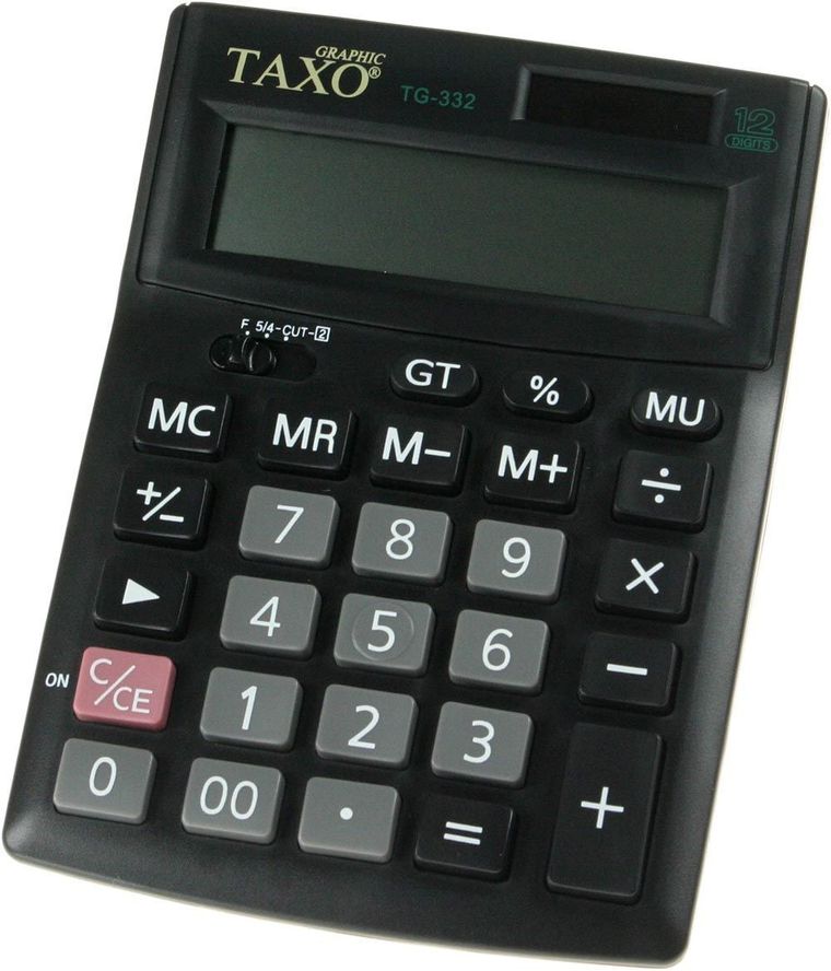 Taxo, kalkulator TG-332, czarny