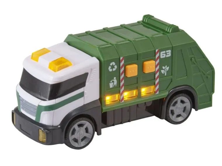Teamsterz, Śmieciarka, pojazd, światło i dźwięk