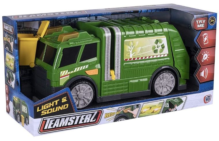 Teamsterz, Śmieciarka, pojazd, światło i dźwięk