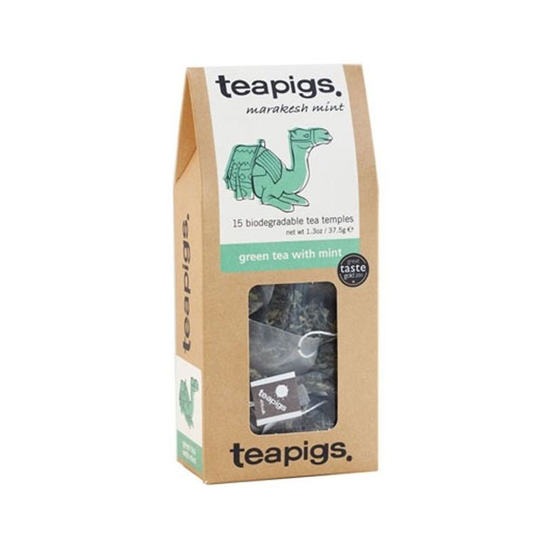 Teapigs, Green Tea with Mint, herbata, 15 piramidek