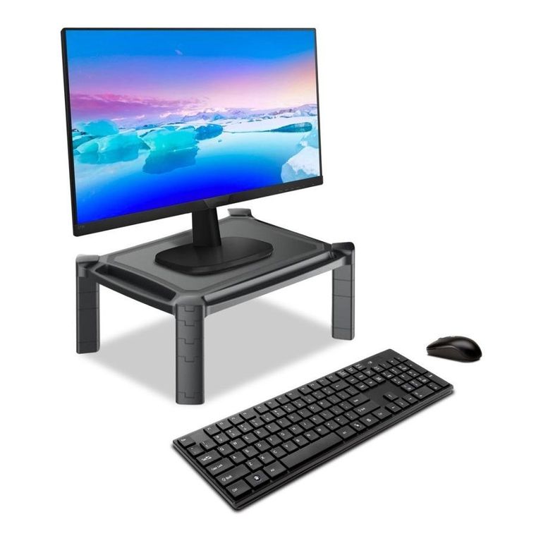 Techly, podstawka pod monitor, z regulacją wysokości
