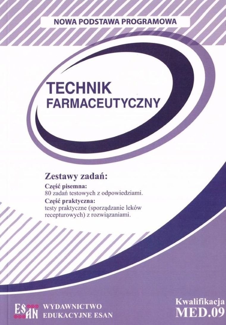 Technik farmaceutyczny MED.09. Nowa podstawa programowa