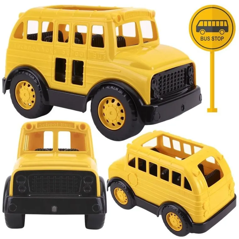 TechnoK, autobus szkolny, żółty