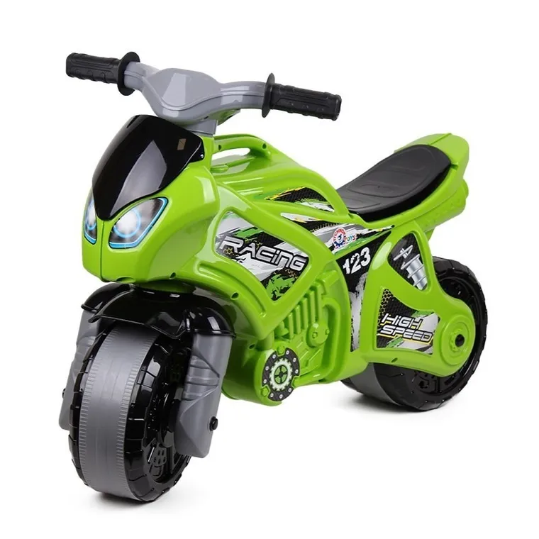TechnoK, jeździk, motocykl, zielony