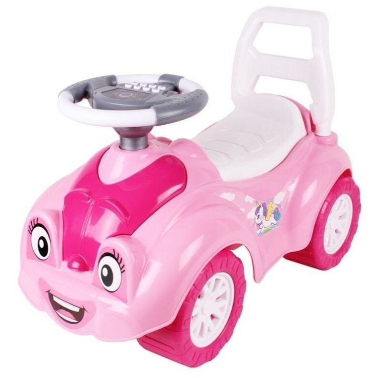 TechnoK, jeździk, samochód, różowy