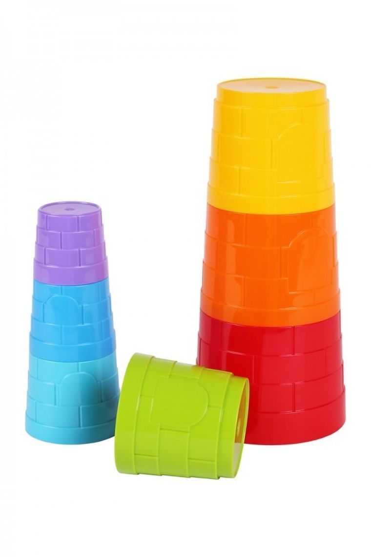 TechnoK, kubeczki, piramida, forteca