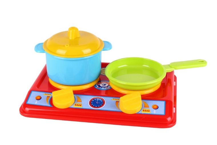 TechnoK, kuchenka gazowa z garnkami