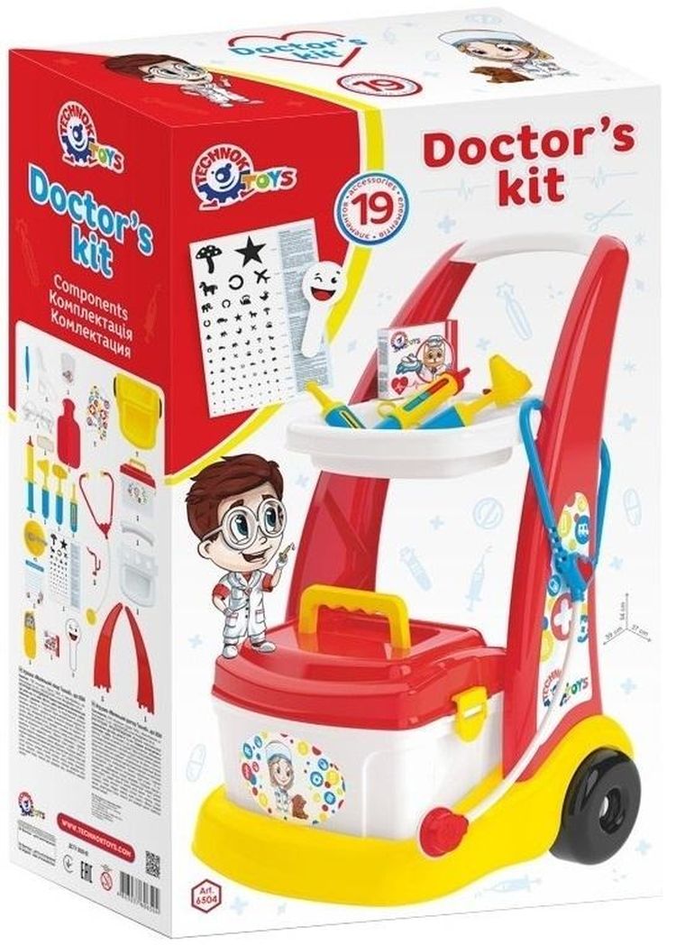 TechnoK, Mały lekarz, zestaw, 19 elementów