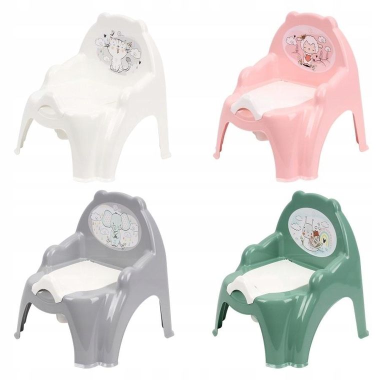 TechnoK, nocnik w kształcie krzesła z wyjmowaną wkładką, 1 szt.