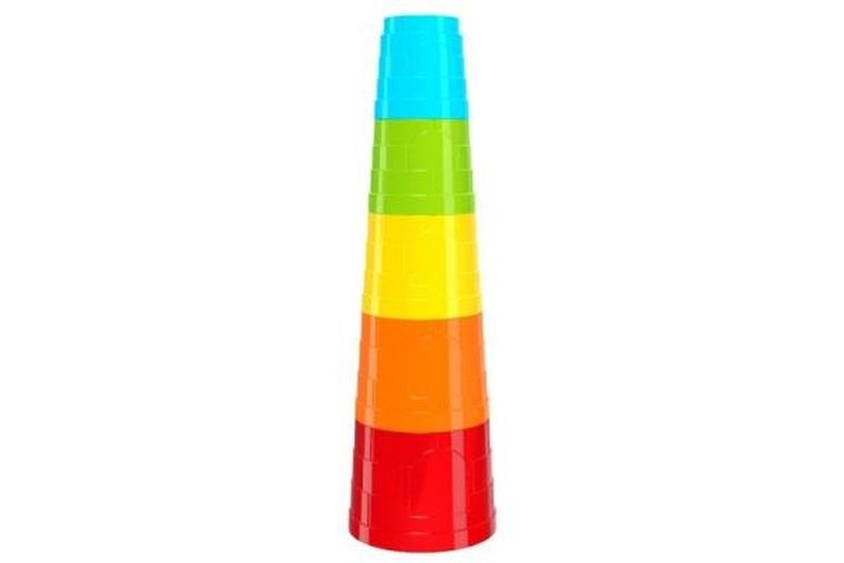 TechnoK, piramida z klocków