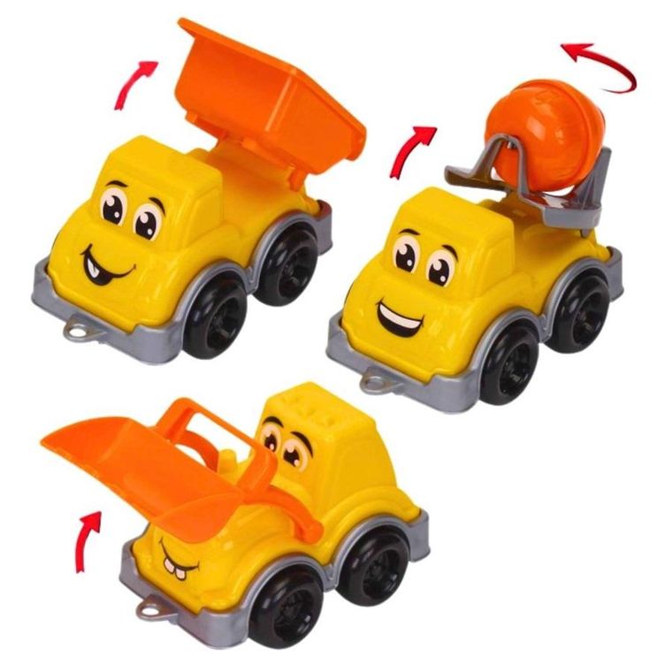 TechnoK, pojazdy budowlane, 3 szt.