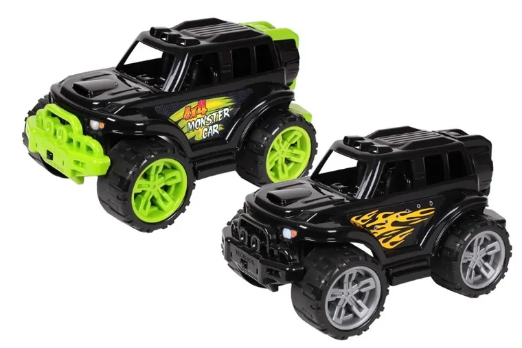 TechnoK, terenówka, pojazd, czarny