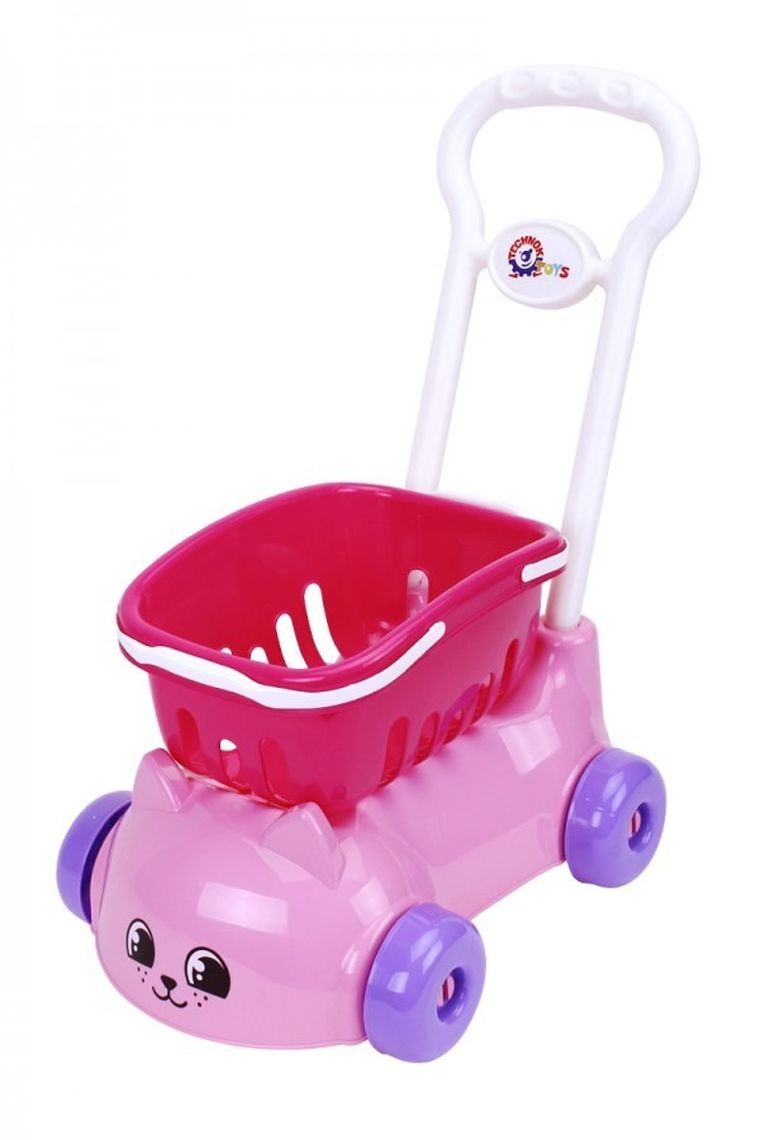 TechnoK, wózek sklepowy, kotek