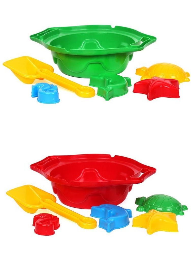 TechnoK, zestaw do piasku, wiaderko z akcesoriami