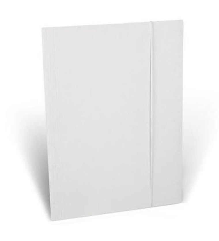 teczka A4 z gumką, biała, 1 szt.