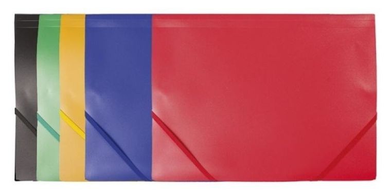 Teczka plastikowa z gumką, czerwona, 1 szt.