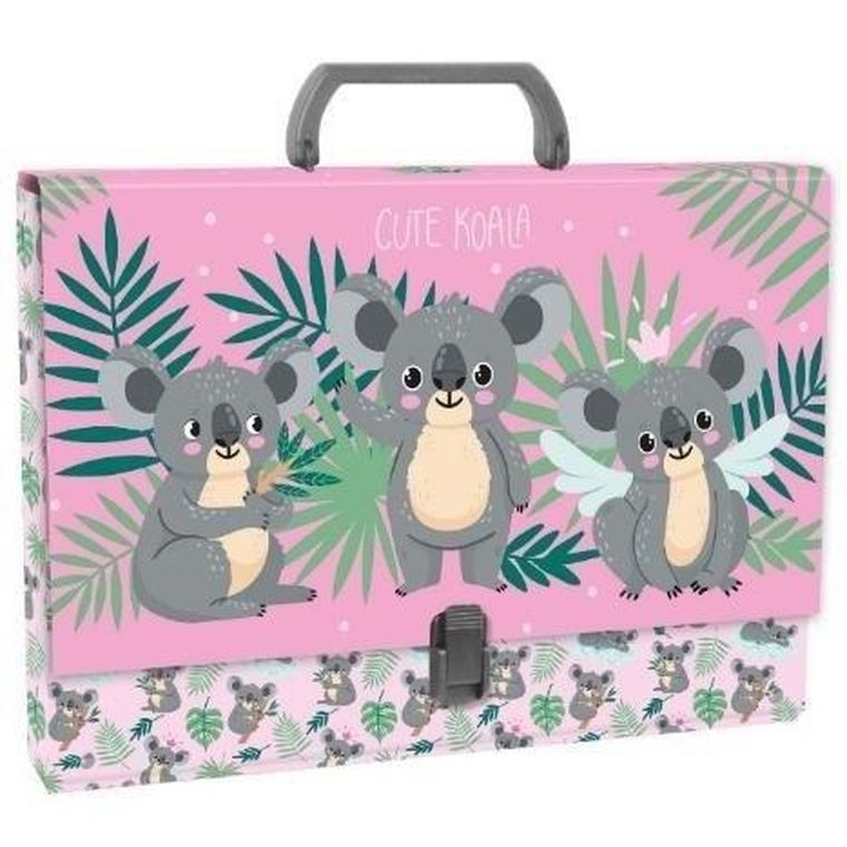 Teczka z rączką, gruba, A4, 9 cm, Koala, 1 szt.