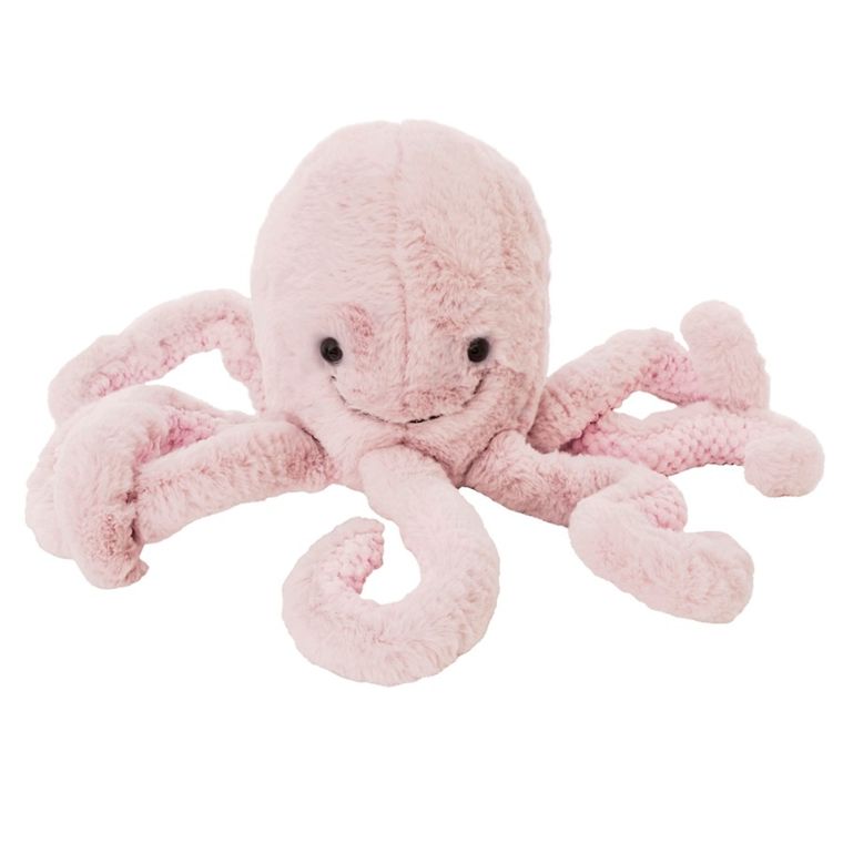 Teddykompaniet, ośmiornica, maskotka, różowa, 40 cm