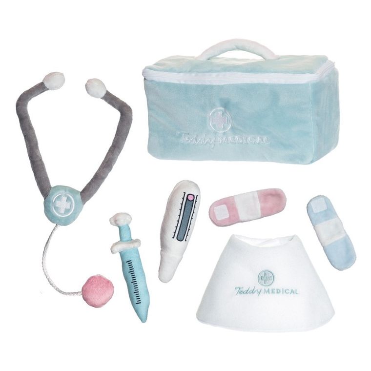 Teddykompaniet, pluszowy zestaw medyczny, niebieski