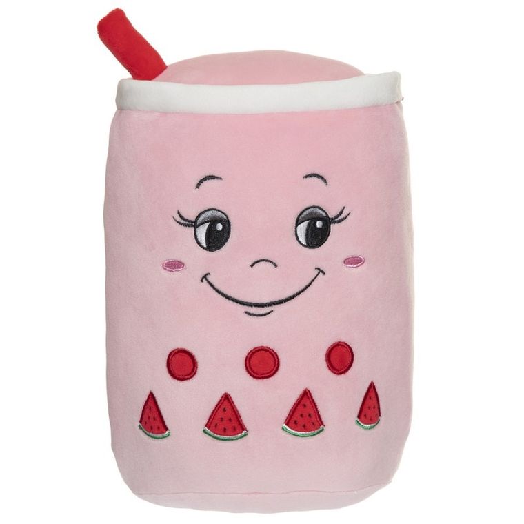 Teddykompaniet, Squeezie, Bubble Tea, maskotka, różowa, 30 cm