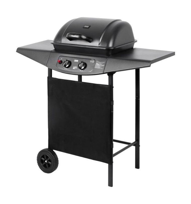 Teesa, grill gazowy, 2 palniki, BBQ 2000